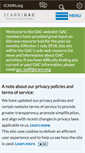 Mobile Screenshot of gac.icann.org